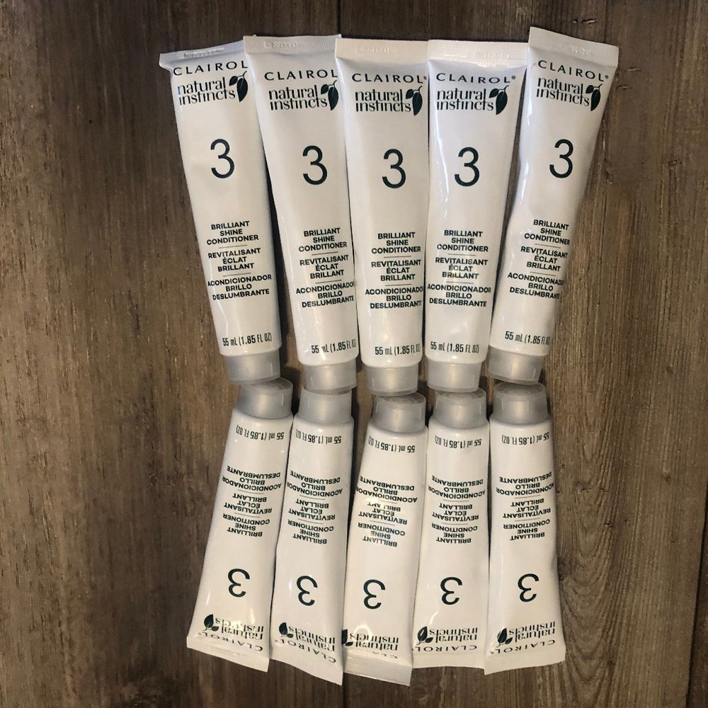 COPY - Clairol Natural Instincts Brilliant Shine Conditioner - Lot of 10
